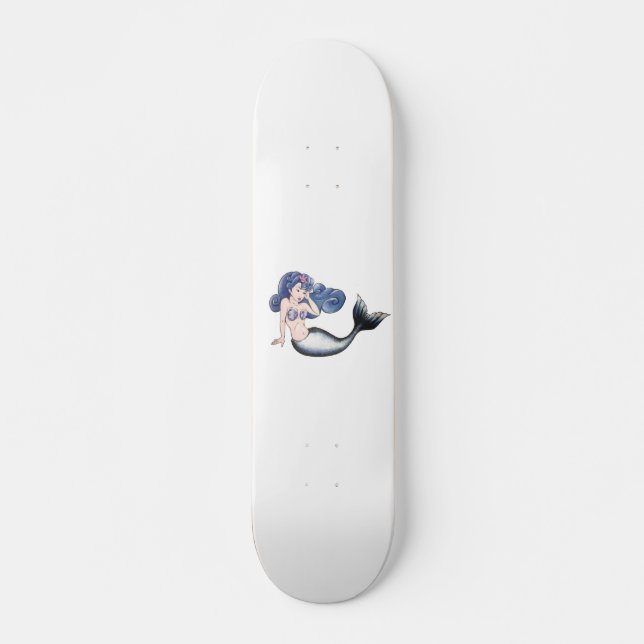 Skateboard Rockabilly Mermaid (Anverso )