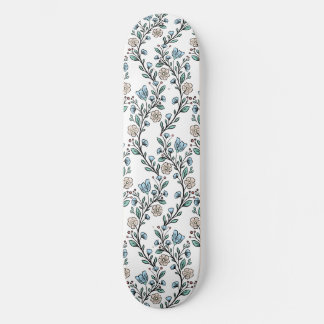 Skateboard Rococo pattern