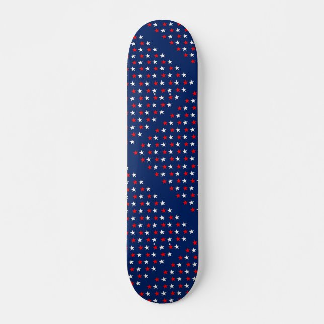 Skateboard rojo/azul (Anverso )