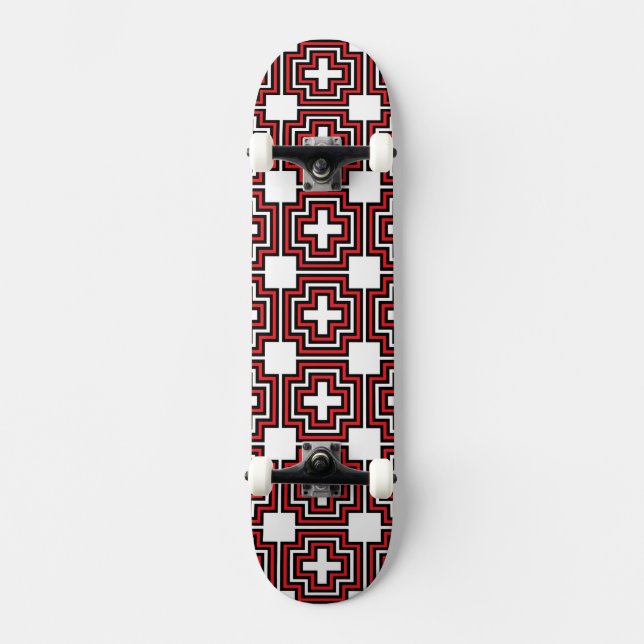 Skateboard Rojo de C&S (Anverso)