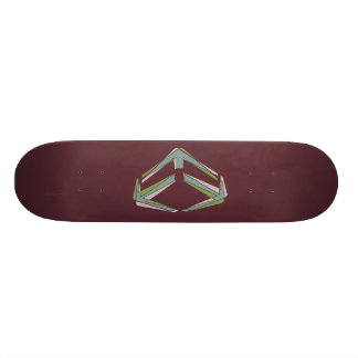 Skateboard Rojo del dínamo