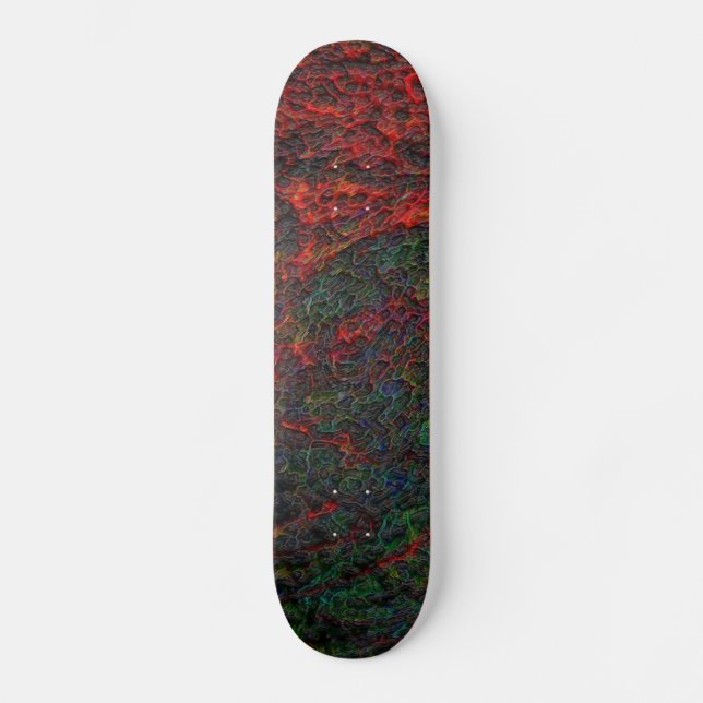 Skateboard Rojo muerto (Anverso)