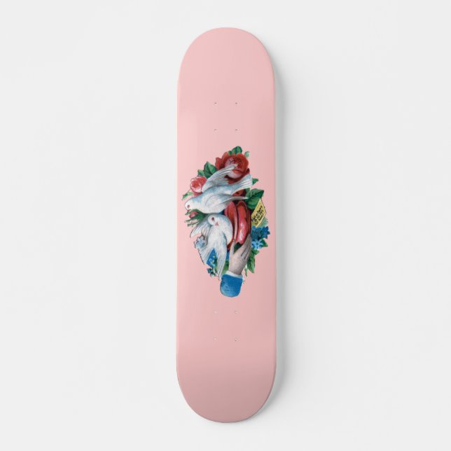 Skateboard Romance victoriano (Anverso )