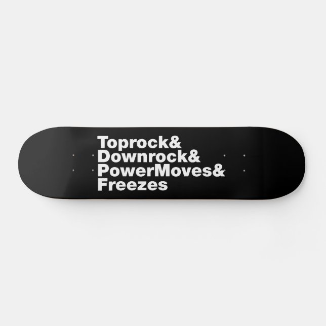 Skateboard Rompiendo movimientos (breakdance) (Horz)