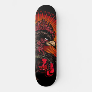 Skateboard Rooster de boxeo