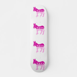 Skateboard Rosa apenado burro original de Demócrata