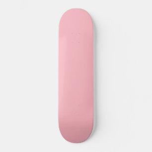Skateboard rosa claro de color