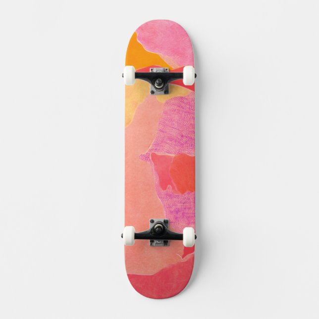 Skateboard Rosa de col IV (Anverso)