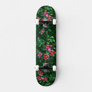 Skateboard Rosa de cosecha - verde