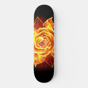 Skateboard Rosa de incendios en auge