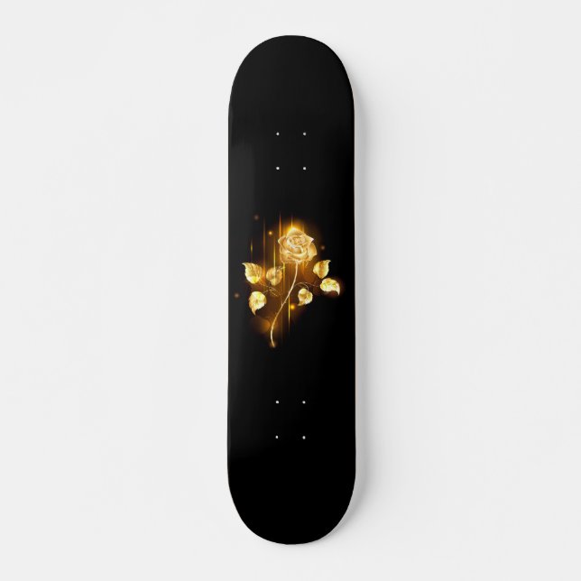 Skateboard Rosa de oro (rosa de oro) (Anverso )