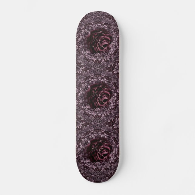 Skateboard Rosa Mandala (Anverso)