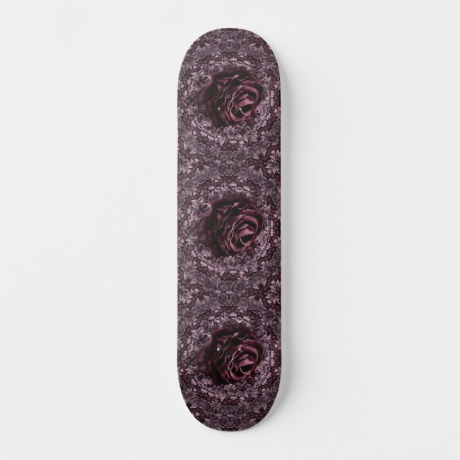 Skateboard Rosa Mandala (Anverso)