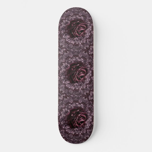 Skateboard Rosa Mandala (Anverso)