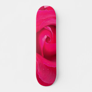 Skateboard Rosa Rosa Roja Romántica