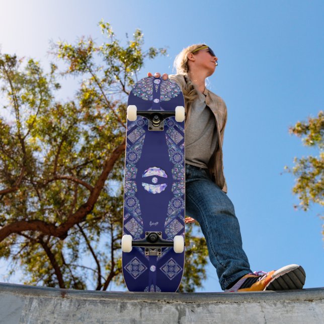 Skateboard Rosario azul (Exterior 1)