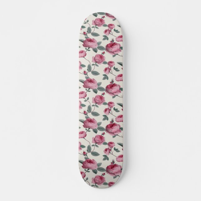 Skateboard Rosas rosas rosas (Anverso )