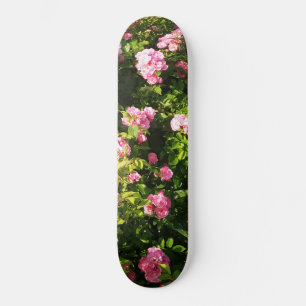 Skateboard Rosas rosas rosas en flor