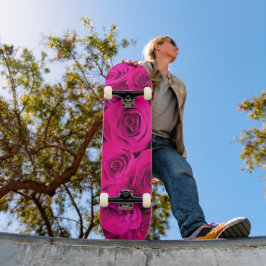 Skateboard Rosas rosas rosas, flores rosas