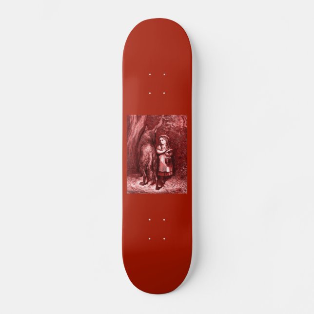 Skateboard Rotkäppchen Little Red Riding Hood Grimm fairytale (Anverso)