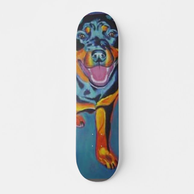 Skateboard rottweiler (Anverso )
