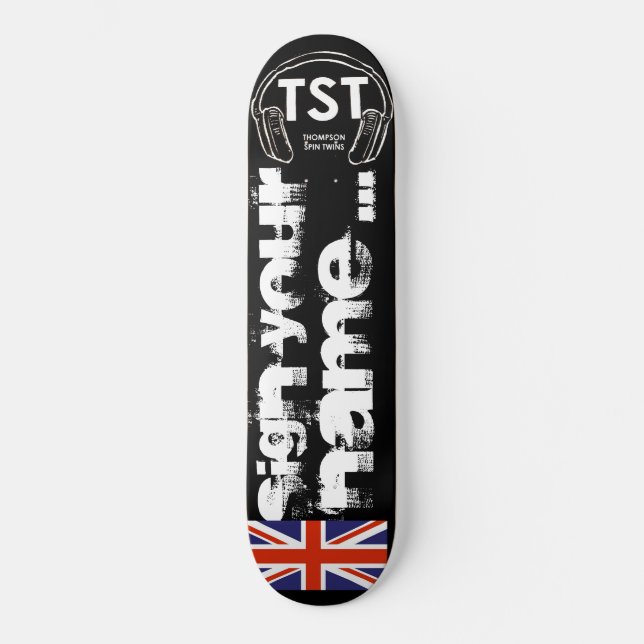 SKATEBOARD RÓTULO TU NOMBRE ... (Anverso)