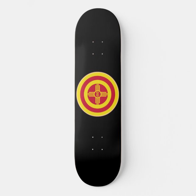 Skateboard Roundel de Albuquerque (Anverso)