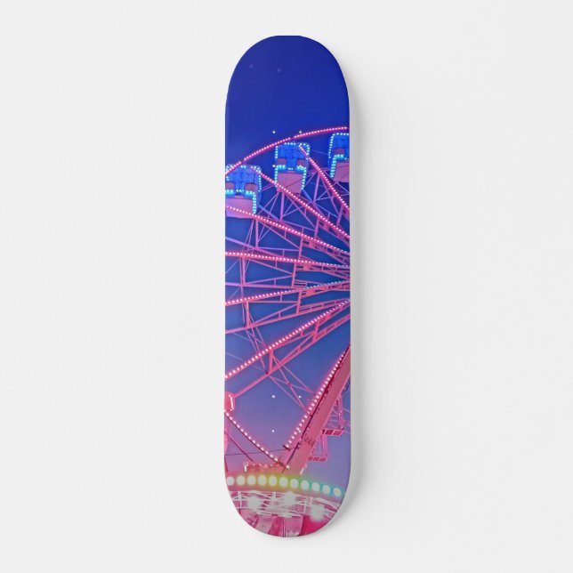 Skateboard Rueda de los ferris azules (Anverso )