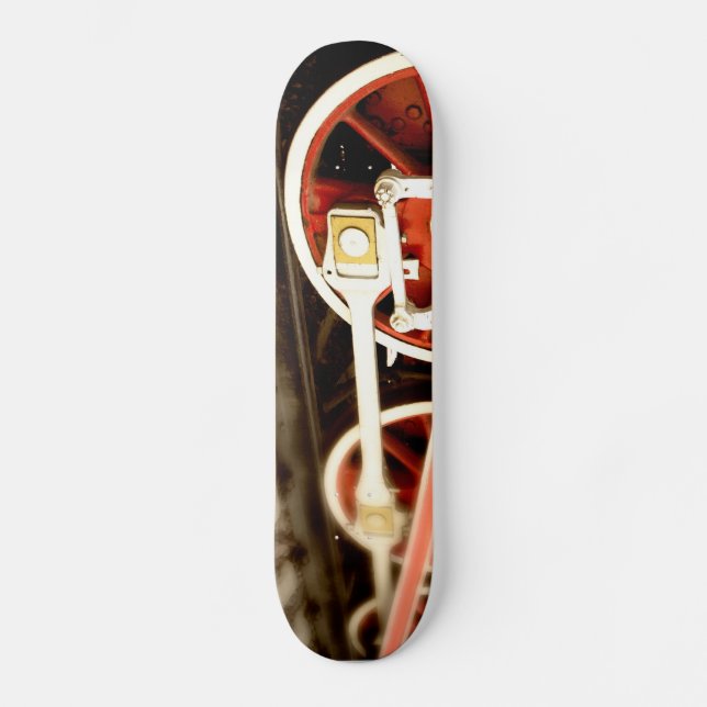 Skateboard Ruedas de locomotora de vapor (Anverso)