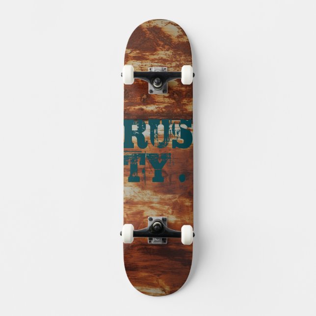 Skateboard Rusty. (Anverso)