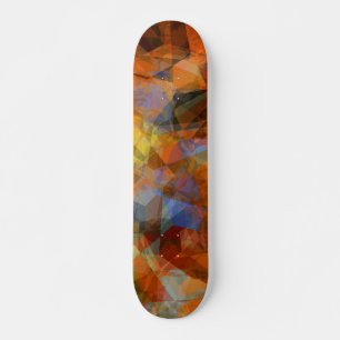 Skateboard Rusty Naranja Diseño Resumen Moderno