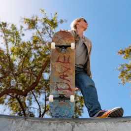 Skateboard Rusty, Verdigris, Grunge Steampunk Personalizado