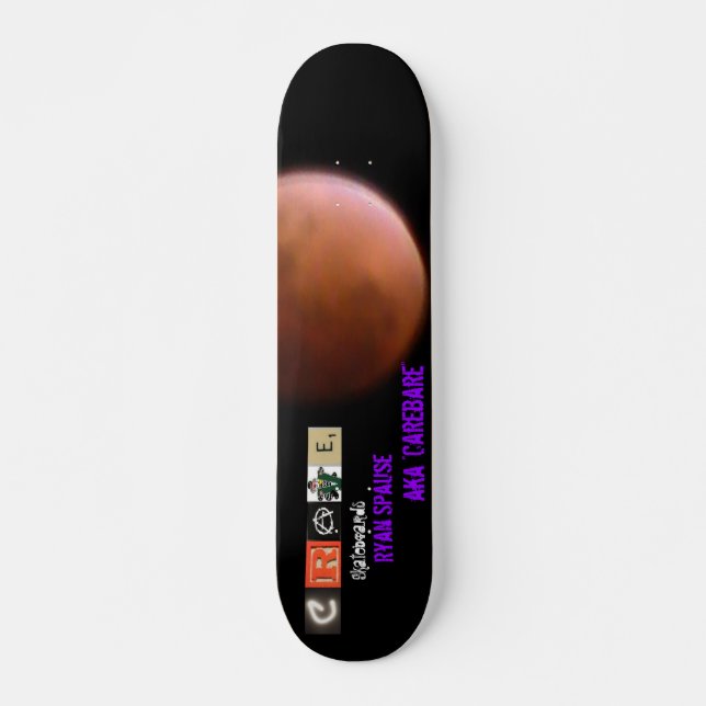 Skateboard Ryan Spause de anhela la cubierta del eclipse (Anverso )