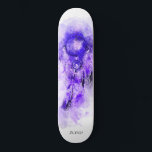 Skateboard *~* Sacro Boho Tribal Shamanic Dream Catcher<br><div class="desc">* Western BOHO American Watercolor Abstract Dream Catcher Journey con encantadoras plumas como símbolo chamánico para un diseño nativo americano de Healer espiritual Healer o BOHEMIAM. * . *** Los colores son en su mayor parte Ametist PURPLE en BLANCO. Este espíritu basado en el esotérico popular boho creativo abstracto dreamcatcher...</div>