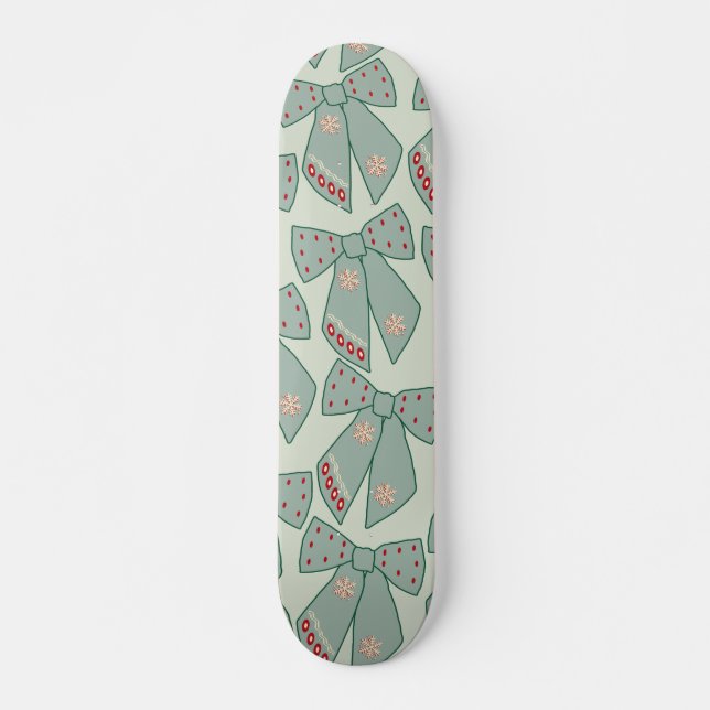 Skateboard Sage Green Bows (Anverso )