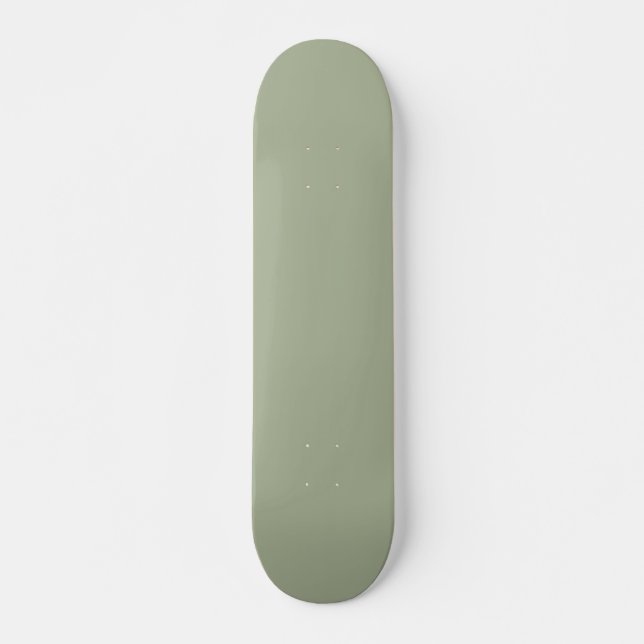 Skateboard Sage Green Color sólido (Anverso )