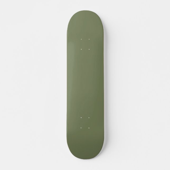 Skateboard Sage Green Color sólido (Anverso )