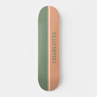 Skateboard Sage Green y Rubor Pink