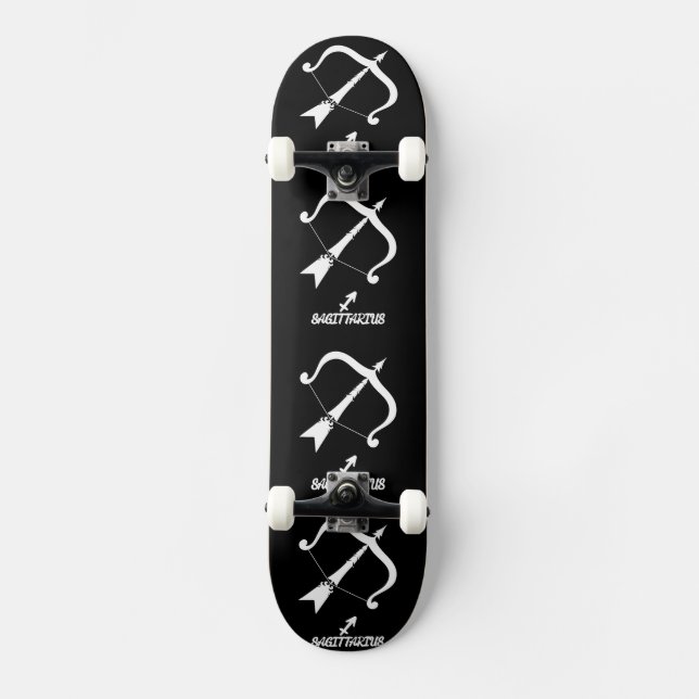 Skateboard Sagittarius Silhouette (Anverso)