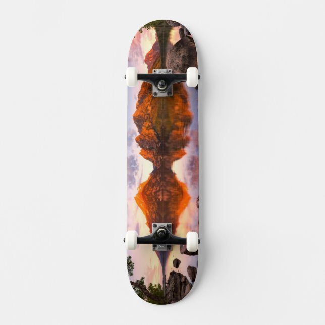 Skateboard Salida del sol (Anverso)