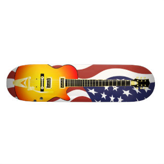 Skateboard Salida del sol americana de la guitarra eléctrica