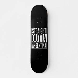 Skateboard salida directa de Argentina