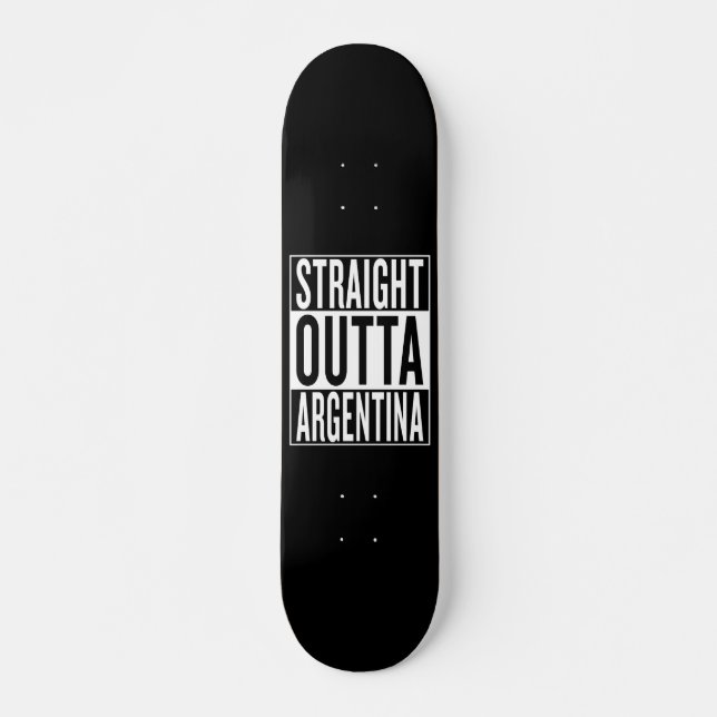 Skateboard salida directa de Argentina (Anverso )