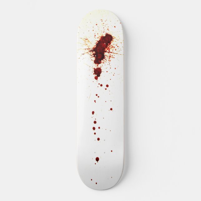 Skateboard Salpicadura de sangre en la pared (Anverso)