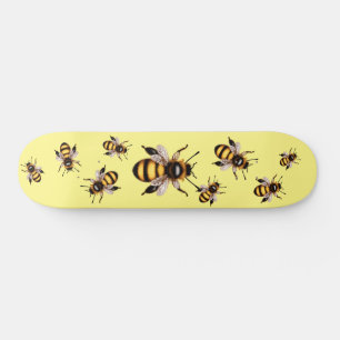 Skateboard Salvar nuestra tabla de patinaje sobre abejas