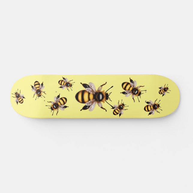 Skateboard Salvar nuestra tabla de patinaje sobre abejas (Horz)