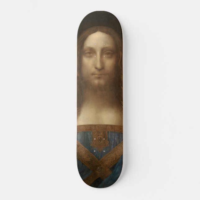 Skateboard Salvator Mundi (Salvador del Mundo) (da Vinci) (Anverso)