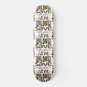 Skateboard Salven niños, salven vidas