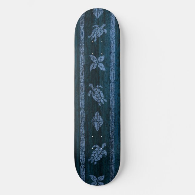 Skateboard Samoan Tapa Vintage (Anverso)