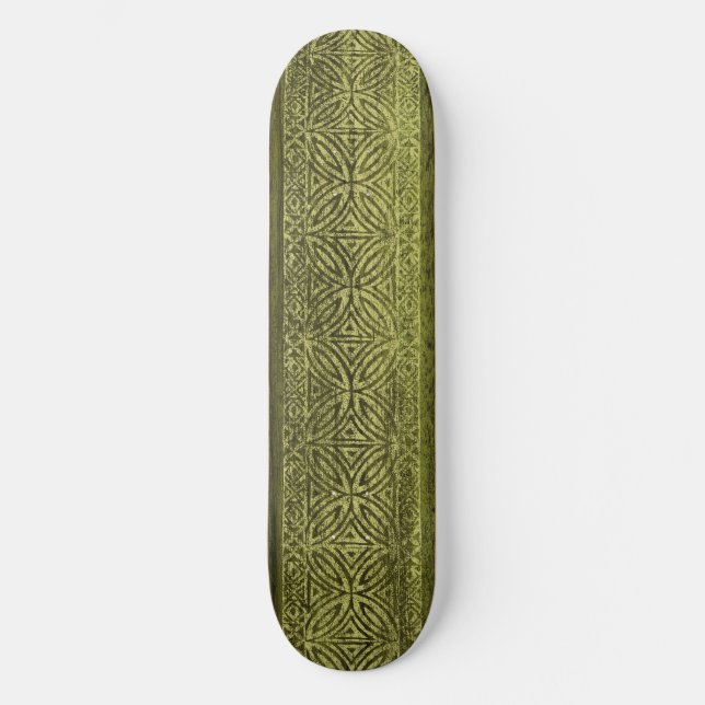 Skateboard Samoan Tapa Vintage (Anverso)